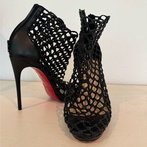 Christian Louboutins Andaloulou (Caged Boots) 36 EU - Preowned (retail $1995)